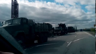 Передвижение военной техники в сторону Донецка