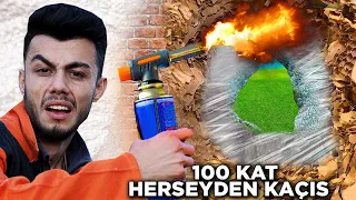 100 KAT İMKANSIZ HÜCREDEN KAÇMAK !! (EN ZOR VİDEO)