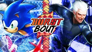 Burst Bout! - Sonic vs Quicksilver (Sonic The Hedgehog vs Marvel)