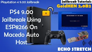 PS4 9.00 Jailbreak Using ESP8266 On Macedo Auto Host