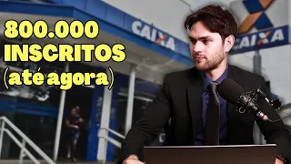 800.000 Inscritos no Concurso da Caixa Econômica Federal (Até agora)