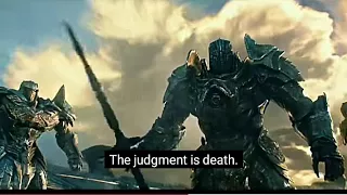 Traansformes: The last night (2017) Bumblebee's voice 'The judgement is Death'