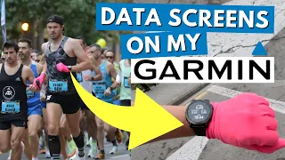 THE BEST GARMIN WATCH DATA SCREENS SETUP for every type of run - RACING, INTERVALS, EASY & TRAILS