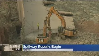 Oroville Dam Spillway Repairs Get Started With Little Room For Error