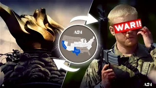 World War America || A24 Civil War 2024