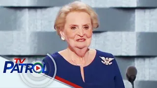 Dating US Secretary of State Madeleine Albright, pumanaw na | TV Patrol