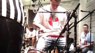 Renny at the worlds fastest drummer competition