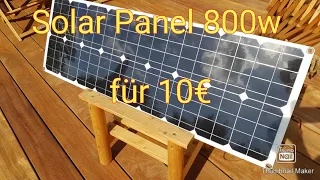 Solar Modul 800w 10€ was taugt es?