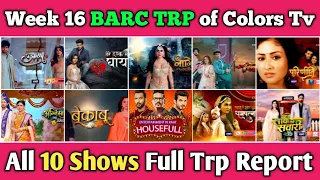 Colors Tv BARC TRP Report of Week 16 : All 10 Shows Full Trp Report