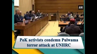 PoK activists condemn Pulwama terror attack at UNHRC