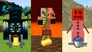 All Mob Weakness😊Minecraft in2min| Minecraft Mobs fear Part-1