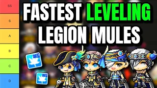 Maplestory FASTEST Leveling Legion Mules TIERLIST (LV 1-141)