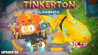 Tinkerton CHIMPS Black Border Guide ft. NEW Hero Rosalia and Megalodon (BTD6)