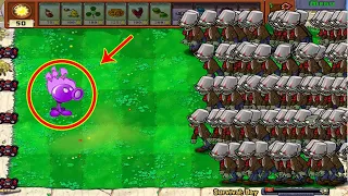 Plants vs Zombies Hak - All Pea vs 9999 Conehead Zombie vs Dr. Zomboss