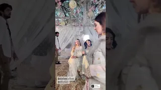 Saba Faisal with Shazeal Shoukat enjoying wedding #sabafaisal #shazealshoukat