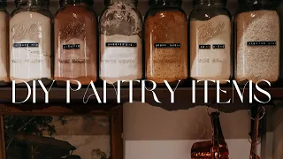 7 Easy Homemade PANTRY Mixes | Save MONEY in the Kitchen