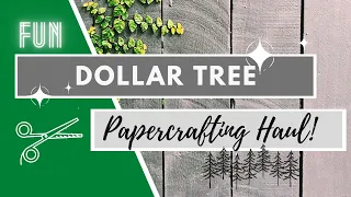 Dollar Tree Papercrafting Haul