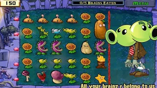 Plants vs Zombies | all i Zombie Chapter Hard Mode in 16:16 minutes GAMEPLAY FULL HD 1080p 60hz