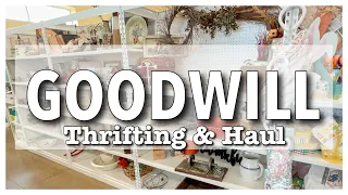 I'M BACK TO THRIFTING GOODWILL FOR HOME DECOR! THRIFT WITH ME