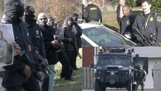 Police protect home of Emmett Till's accuser Carolyn Bryant as armed protesters demand her arrest