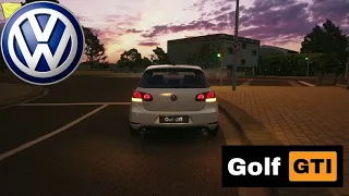 Assetto Corsa Volkswagen Golf 6 GTI sunrise driving