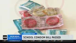 California bill mandating condoms be available for high school students waits for governor’s signatu