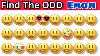 Find The Odd Emoji / Easy Medium Hard Levels / Emoji Quiz Game