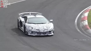 2020 LAMBORGHINI AVENTADOR SV JOTA SPIED TESTING AT THE NÜRBURGRING