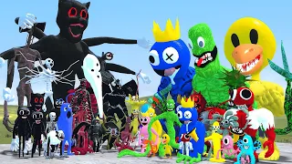 ALL RAINBOW FRIENDS VS ALL CARTOON CATS WITH HIS FRIENDS in Garry's Mod!