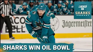 Live Stream: The San Jose Sharks Win The Oil Bowl 3-2 Behind Blackwood, Hertl and Eklund