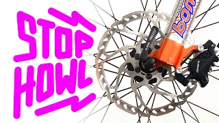 how to: stop disc brakes squeaking, squealing or howling easy