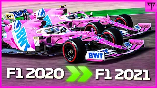 F1 2020 CARS IN F1 2021! CRAZY RACE AT PORTIMAO!