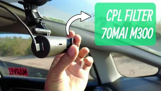 70MAI M300 CPL Filter - How to reduce dash camera glare? - Detailed Installation Guide