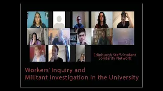 Workers Inquiry and Militant Investigation in the University