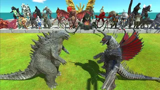 1vs1 Kaiju Monster Battle | Who is The Strongest? - Animal Revolt Battle Simulator