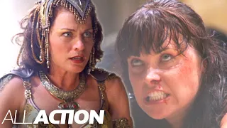Xena Battles Athena | Xena: Warrior Princess | All Action