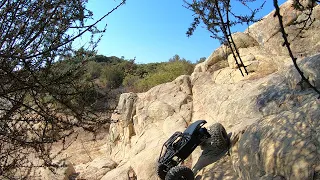 Trying the Axial Capra on 2.2 wheels!