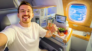 Flying First Class from DUBAI to ENGLAND!!!