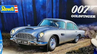 REVELL Aston Martin DB5 James Bond 007 1/24 set. (video review)