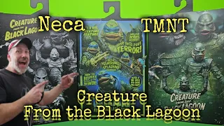 TMNT Universal Monsters Leonardo as the Creature from the Black Lagoon Unboxing.