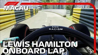 Lewis Hamilton Onboard Lap | 2020 Macau Grand Prix