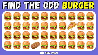 Find the ODD One Out - Junk Food Edition 🍔🍕🌮 Easy, Medium and Hard Levels | Quiz Night
