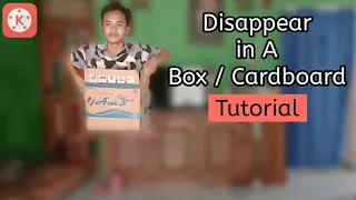 Tutorial edit video Disappear in a Box / Cardboard | Tutorial Kinemaster