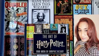 THE ART OF HARRY POTTER /PART 1: MINI BOOK OF GRAPHIC DESIGN!!! FLIP- THROUGH!!