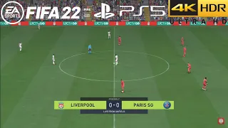 FIFA 22 - Liverpool vs PSG | Next Gen Gameplay PS5™ (4K HDR)