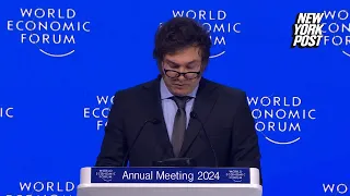 Argentina President Javier Milei slams elites at Davos: 'the state is the problem'