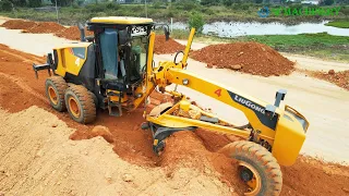 Best Activities Full Processing Liugong Grader Spreading Soil Building Sub Grade Roads Skills Worker