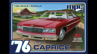 Unboxing of the MPC 76 Chevy Caprice (With Trailer)
