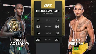 Исраэль Адесанья vs Алекс Перейра Бой UFC 281