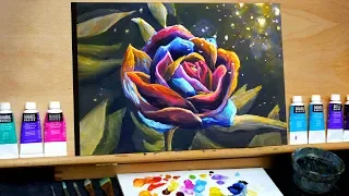 Colorful Flower - A Step by Step Painting with Acrylics (Ryan O'Rourke)